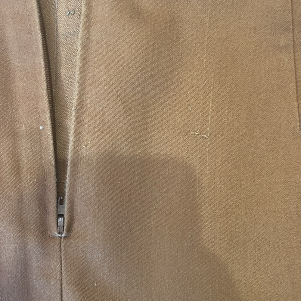 Vintage tan skirt - Picture 5 of 7